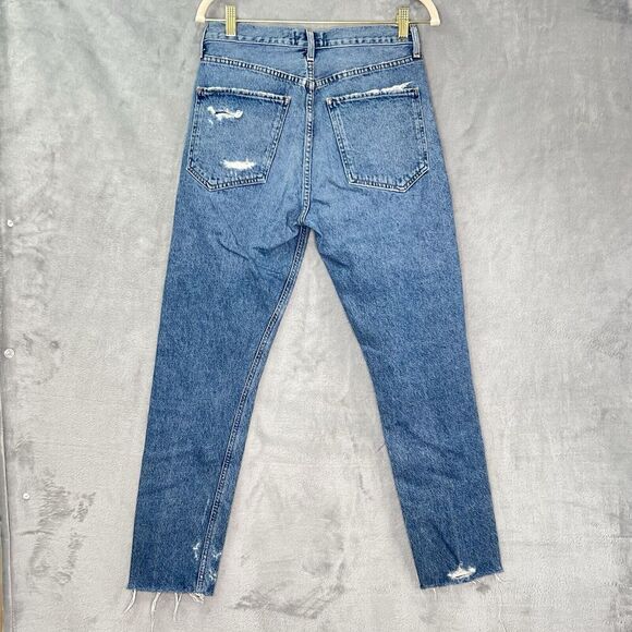 Agolde Jeans‎ 26 Feel Good Jamie Distressed Organic Cotton High Rise Button Fly - Picture 8 of 16